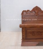 Tempat Tidur Ukiran Peluru Kayu Jati YMJ-TTD 04 - Image 7