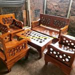 meja kursi tamu kayu jati jepara