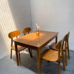 meja makan 4 kursi minimalis modern