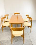 meja makan 6 kursi minimalis 2