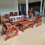 set kursi tamu kayu 3
