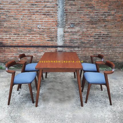 set meja makan minimalis modern