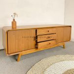 bufet tv jati minimalis modern 1