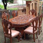 set kursi makan ukiran