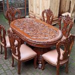 set kursi makan ukiran 2