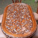 set kursi makan ukiran 3