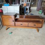 bufet tv bahan kayu