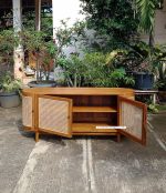 Buffet Retro Minimalis Kayu Jati Kombinasi Rotan YMJ-BFT 35 - Image 3