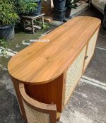 Buffet Retro Minimalis Kayu Jati Kombinasi Rotan YMJ-BFT 35 - Image 6