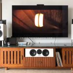 Eksklusif Custom Design Bufet Meja TV Kayu Jati Model Minimalis Top Marble YMJ-BFTV 44