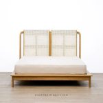Harga Tempat Tidur Bahan Kayu Jati Kombinasi Rotan YMJ-TTD 32 - Image 3