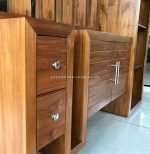 Lemari Partisi Pembatas Ruangan Minimalis Kayu Jati YMJ-LPTS 01 - Image 5
