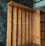Lemari Partisi Pembatas Ruangan Minimalis Kayu Jati YMJ-LPTS 01 - Image 6