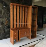 Lemari Partisi Pembatas Ruangan Minimalis Kayu Jati YMJ-LPTS 01 - Image 3