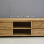 Bufet Meja TV Kayu Jati Model Minimalis YMJ-BFTV 51