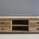 Bufet Meja TV Kayu Jati Model Minimalis YMJ-BFTV 55