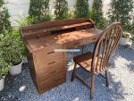 Katalog Furniture Meja Kerja Minimalis Vintage Kayu Jati YMJ-MJK 06