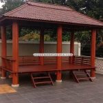 Katalog Gazebo Kayu Jati Kayu Glugu Kayu Kelapa YMJ-GZB 03