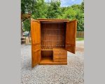 Lemari Pakaian Minimalis Kayu Jati 2 Pintu YMJ-LMP 39 - Image 2