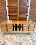 Bufet Mebel Jepara Minimalis / Meja TV Bergaya Retro Custom YMJ-BFTV 86