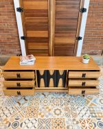 Bufet Mebel Jepara Minimalis / Meja TV Bergaya Retro Custom YMJ-BFTV 86 - Image 3