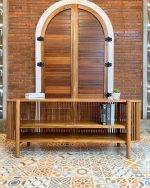 Bufet Mebel Jepara Minimalis / Meja TV Bergaya Retro Custom YMJ-BFTV 87 - Image 3