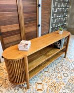 Bufet Mebel Jepara Minimalis / Meja TV Bergaya Retro Custom YMJ-BFTV 87 - Image 2