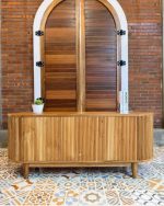 Bufet Mebel Jepara Minimalis / Meja TV Bergaya Retro Custom YMJ-BFTV 88