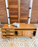 Bufet Mebel Jepara Minimalis / Meja TV Bergaya Retro YMJ-BFTV 91 - Image 2