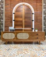 Bufet Mebel Jepara Minimalis / Meja TV Bergaya Retro YMJ-BFTV 92