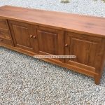 Bufet Meja TV Kayu Jati Model Minimalis YMJ-BFTV 79