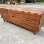 Bufet Meja TV Kayu Jati Model Minimalis YMJ-BFTV 82