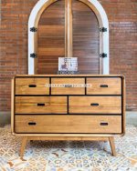 Buffet Laci-Laci Minimalis Retro Kayu Jati YMJ-BFT 60 - Image 2