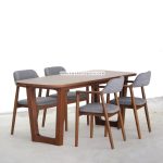 Set Meja Makan Minimalis 4 Kursi Kayu Jati YMJ-SKM 102