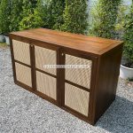 Buffet Minimalis Kayu Jati Kombinasi Rotan YMJ-BFT 66 - Image 7