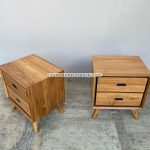 Harga Meja Nakas Retro Kayu Jati YMJ-NKS 10