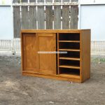 Rak Sepatu Kayu Jati Model Minimalis YMJ-RKSP 12 - Image 2