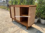 Harga Buffet Retro Minimalis Kayu Jati Kombinasi Rotan YMJ-BFT 72 - Image 5