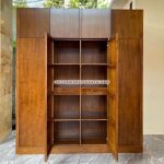Toko Mebel Online Jepara Jual Lemari Pakaian Minimalis Custom Design Kayu Jati Pintu 4 YMJ-LMP 54 - Image 2