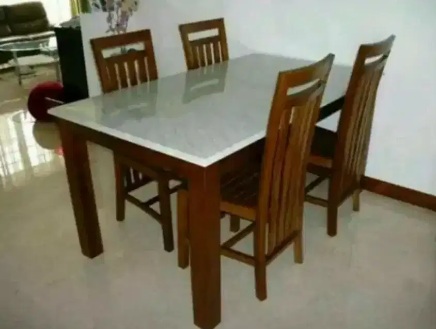 meja makan marmer jepara