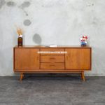 Bufet Mebel Jepara Minimalis / Meja TV Bergaya Retro Custom YMJ-BFTV 111