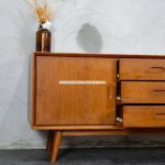 Bufet Mebel Jepara Minimalis / Meja TV Bergaya Retro Custom YMJ-BFTV 111 - Image 3