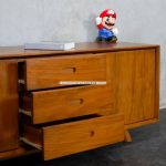 Bufet Mebel Jepara Minimalis / Meja TV Bergaya Retro Custom YMJ-BFTV 112 - Image 2