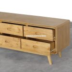 Bufet Mebel Jepara Minimalis / Meja TV Bergaya Retro Kayu Jati YMJ-BFTV 113 - Image 3