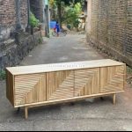 Custom Bufet Meja TV Kayu Jati Model Minimalis YMJ-BFTV 110 - Image 3