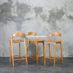 Harga Kursi Bar Kayu Minimalis Model Terbaru YMJ KBR 17