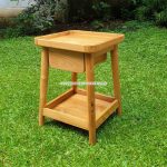 Harga Meja Nakas Custom Kayu Jati YMJ-NKS 15