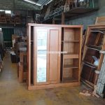 Lemari Baju Kaca Custom Pintu Sliding YMJ-LMP 55 - Image 3