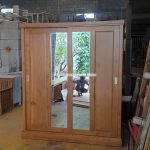 Lemari Baju Kaca Custom Pintu Sliding YMJ-LMP 55 - Image 2