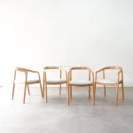 Meja Makan Bundar Minimalis Jati Jepara Set YMJ-SKM 120 - Image 3